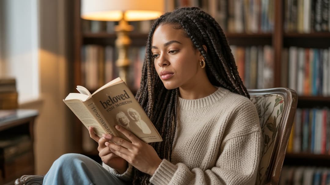 femme lisant un livre